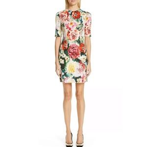 💕DOLCE & GABBANA 💚 Floral Stretch Crepe 42IT 6US